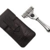 Parker® Rasoir Mach3 De Voyage + Etui Cuir Noir