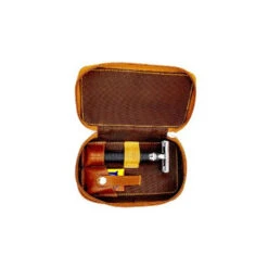 Parker® Trousse De Voyage Pour Rasoir - Cuir Marron