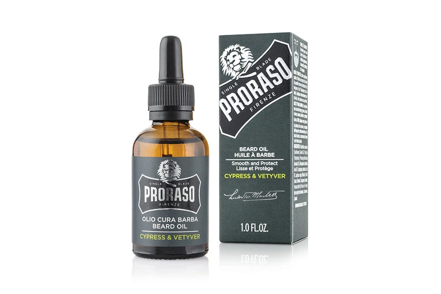 Proraso Huile à Barbe Cypress & Vetyver - 30ml 1 Proraso Huile à Barbe Cypress & Vetyver - 30ml