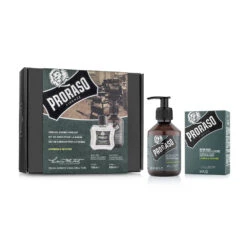 PRORASO DUO PACK - Shampoing + Baume à Barbe CYPRESS & VETYVER