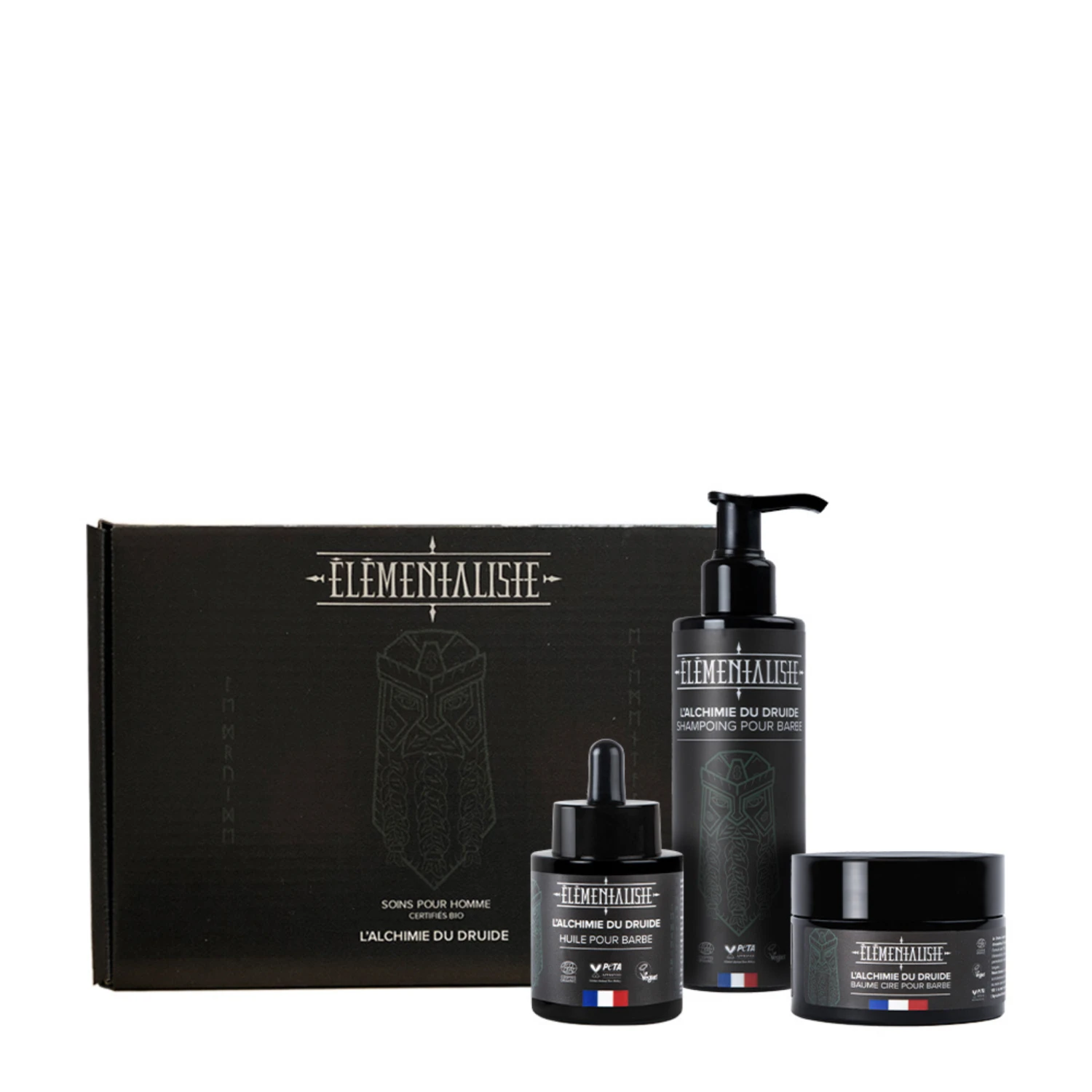 Coffret De Soins Naturels Pour La Barbe Le Druide 1 Coffret De Soins Naturels Pour La Barbe Le Druide