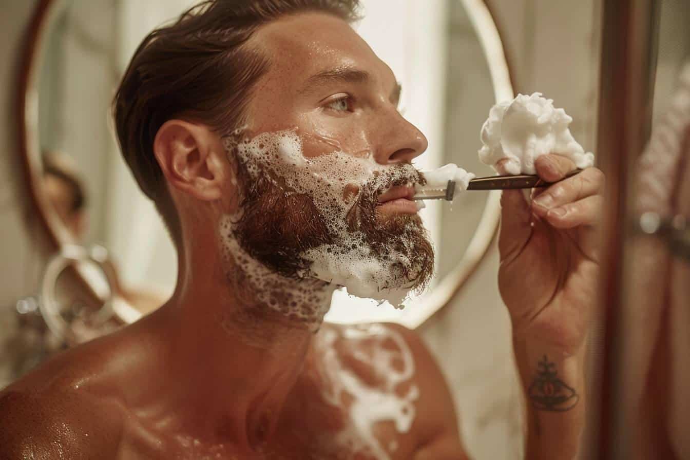 AEGIS PHARMA -AEGIS PHARMA comment bien se raser la barbe guide etape par etape pour un resultat impeccable
